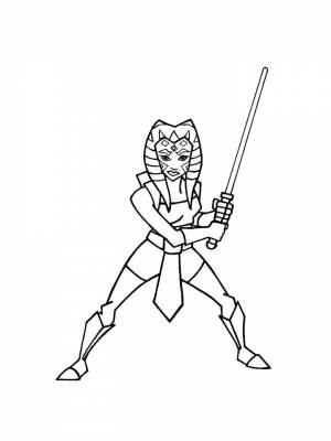 Раскраска Джедай