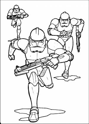 Раскраска Джедаи