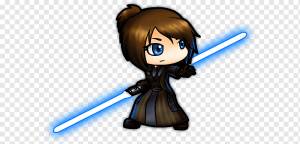 Луминара Ундули Джедай Чиби Рисование Йода, Чиби, компьютерные обои, вымышленный персонаж, мультфильм png