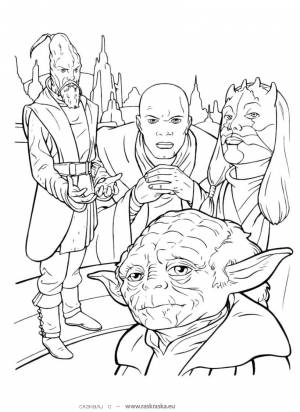 Star Wars Coloring Page