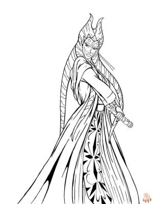 Ahsoka Раскраски