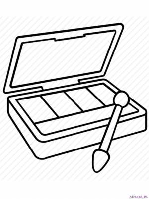 Раскраска косметика 7