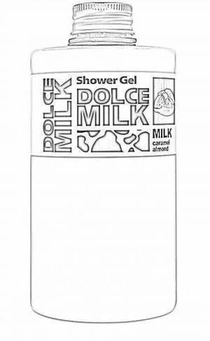Раскраски Бумажная косметика дольче милк