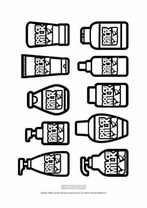 Трафареты косметика дольче милк маски
