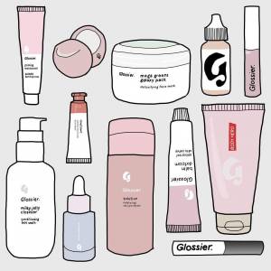 Раскраска набор косметики