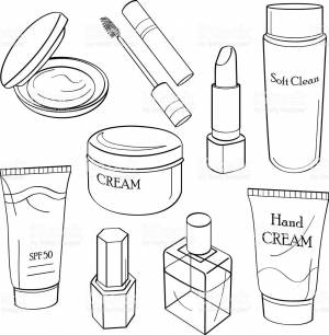 Макияж раскраска косметика