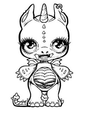 Раскраски Пупси Единорог