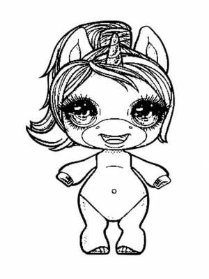 пупси слайм единорог раскраска картинки