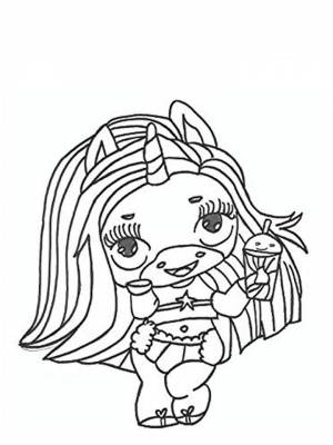 Картинка Пупси Единорог  для детей