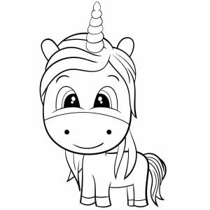 Раскраски единорог с сюрпризом