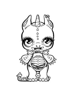 Раскраска Пупси Единорог