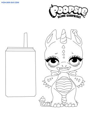 Раскраски Слайм