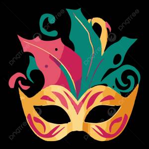 Ручной рисунок карнавальной маски мультфильм векторная иллюстрация PNG , рука рисовать карнавальную маску, карнавальная маска, карнавал PNG картинки и пнг рисунок для й загрузки