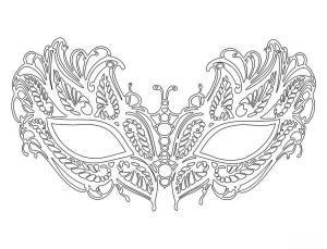 Трафареты шоу маска