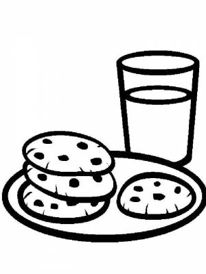 Раскраска Еда  картинку для детей