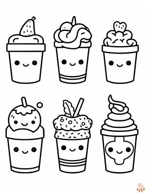 Раскраски с едой