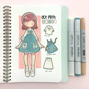 Милые рисунки для скетчбука