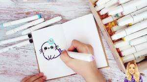 Милый Рисунок для срисовки В Скетчбук, Личный Дневник