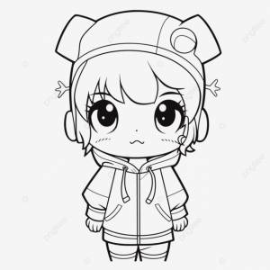 рисунок эскизное изображение аниме девушки с наушниками раскраски контурный вектор PNG , рисунок телефона, аниме рисунок, рисунок крыла PNG картинки и пнг рисунок для й загрузки