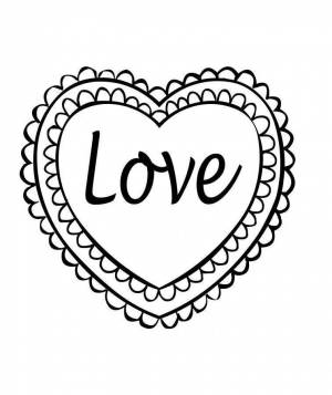 Раскраски I love you