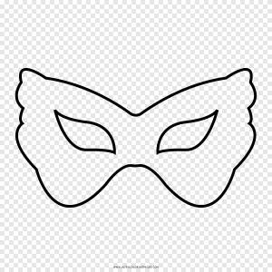 Маска-раскраска для рисования Маскировка Головные уборы, маска, угол, белый png