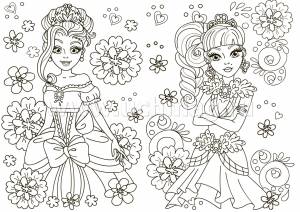 Книжка-раскраска Волшебные принцессы