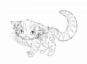 Раскраски котики аниме