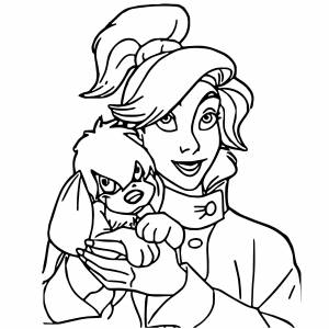 Анастасия и собачка