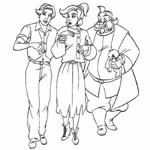 Герои мультфильма Анастасия