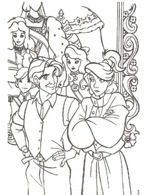 Раскраска Анастасия  для мальчиков