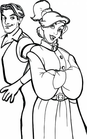 Anastasia coloring page
