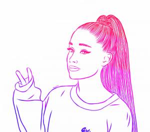 Раскраска настя