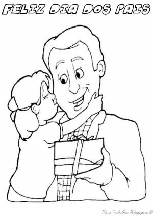 Раскраска настя и папа