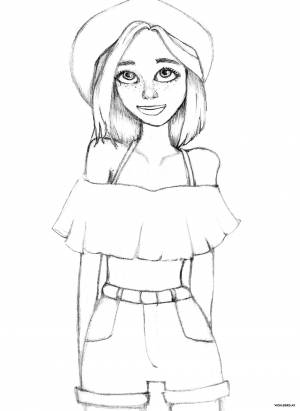 Раскраска настя кош