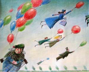 Иллюстрация к Мэри Поппинс