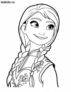 Раскраски Эльза и Анна Холодное Сердце