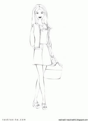 Набросок женщины в полный рост