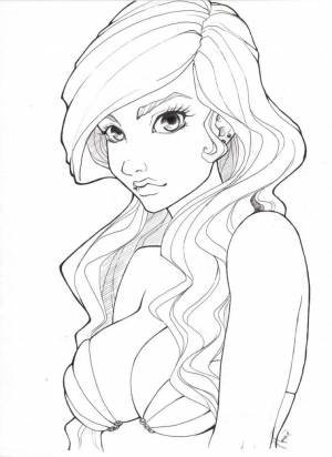Рисунок девушки