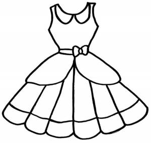 Раскраски платье для 11 лет