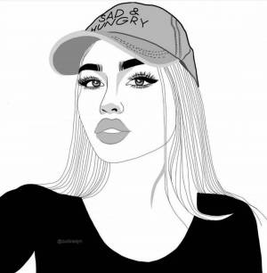 Раскраски Девчонки крутые