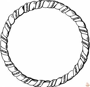Раскраски браслетов для печати  для детей и взрослых