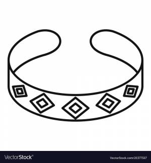 Браслет раскраска для детей