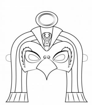 Раскраски Украшения древнего египта