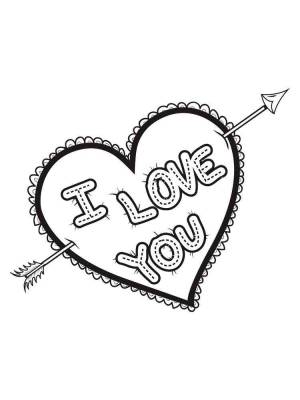 Раскраски Любовь
