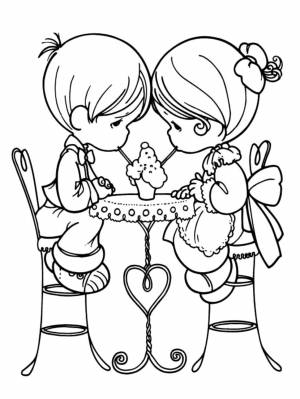 Раскраски Любовь   в формате