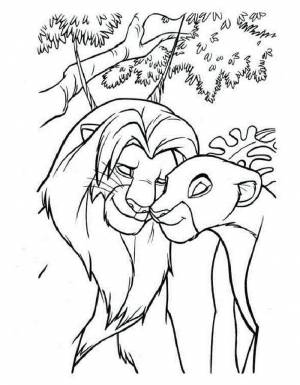 Раскраски Король Лев