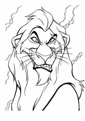 Раскраски Король Лев