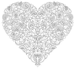 Мир и любовь Онлайн раскраски в хорошем качестве антистресс