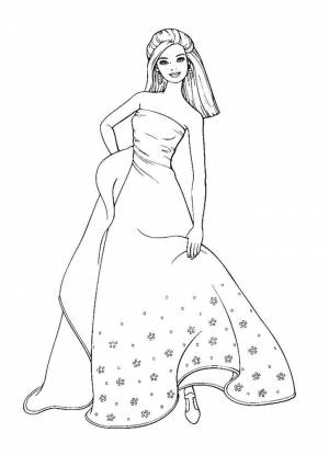 Раскраски Раскраска Невеста