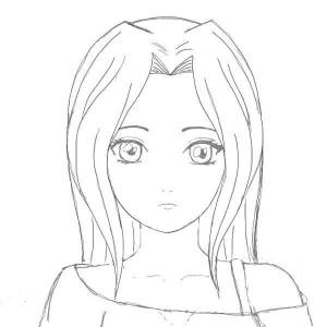 Рисунки девушек для начинающих карандашом легкие для девочек